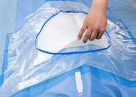 ผ้านอนวูฟเวน Disposable Sterile Surgical C Section Pack Caesarean Drape บริการ OEM