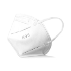 5Ply Medical N95 Mask สีขาวทิ้งใบหน้าป้องกันระบายอากาศ