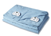 ผ้าห่มอุ่นไฟฟ้าขนแกะขั้วโลกล้างทำความสะอาดได้พร้อมตัวควบคุม