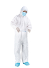 ชุดป้องกันทิ้งสีขาวกันฝุ่น Anti Droplet Suit ชุดคลุมทางการแพทย์