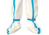 ผ้าคลุมรองเท้าป้องกันทางการแพทย์แบบใช้แล้วทิ้งไม่ทอยืดหยุ่น Drawstring Foot Cover