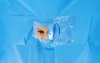 ชุดผ้าปิดตาผ่าตัดจักษุวิทยาวัสดุสิ้นเปลืองทางการแพทย์แบบใช้ครั้งเดียวผ่านการฆ่าเชื้อด้วย CE ISO