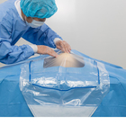ทางการแพทย์ทิ้งฆ่าเชื้อผ้าม่านผ่าตัด SMS EOS Craniotomy Drape