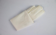 ถุงมือผ่าตัดทางการแพทย์แบบใช้แล้วทิ้งน้ำยางปลอดเชื้อสีที่กำหนดเอง