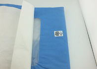 ผ้าม่านผ่าตัดเปิดกะโหลกแบบใช้แล้วทิ้ง สีฟ้า ขนาด 230*330ซม. หรือปรับแต่งได้