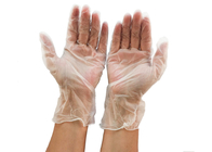 ถุงมือพีวีซีแบบใช้แล้วทิ้ง 240 มม. ไวนิลสำหรับการทำงานและความปลอดภัย