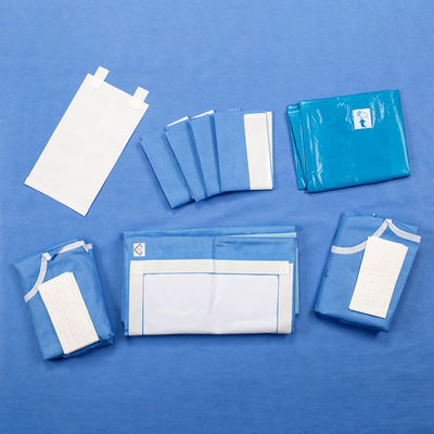 Sterile Surgical Packs Disposable Surgical Packs Sterilized By Ethylene Oxide Made of Non-woven Fabric in Standard Size for Hospital and Clinic Use