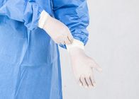 ถุงมือยางทางการแพทย์แบบใช้แล้วทิ้งแบบมีแป้งแบบมีแป้ง