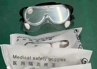 EN 13795 แว่นตานิรภัยทางการแพทย์แบบป้องกัน PET แบบใช้แล้วทิ้ง Goggles