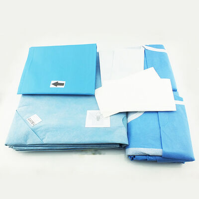 ชุดผ่าตัดแบบใช้แล้วทิ้ง OEM พร้อมวัสดุดูดซับสูง รอยต่อด้วยคลื่นเสียงความถี่สูง และปราศจากน้ำยางสำหรับขั้นตอนการรักษาในโรงพยาบาล