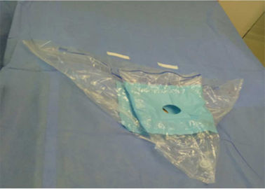 ถุงเก็บของเหลวข้อเข่า Arthroscopy สนับสนุน Drape ผ่าตัดที่ผ่านการฆ่าเชื้อแล้วทิ้ง